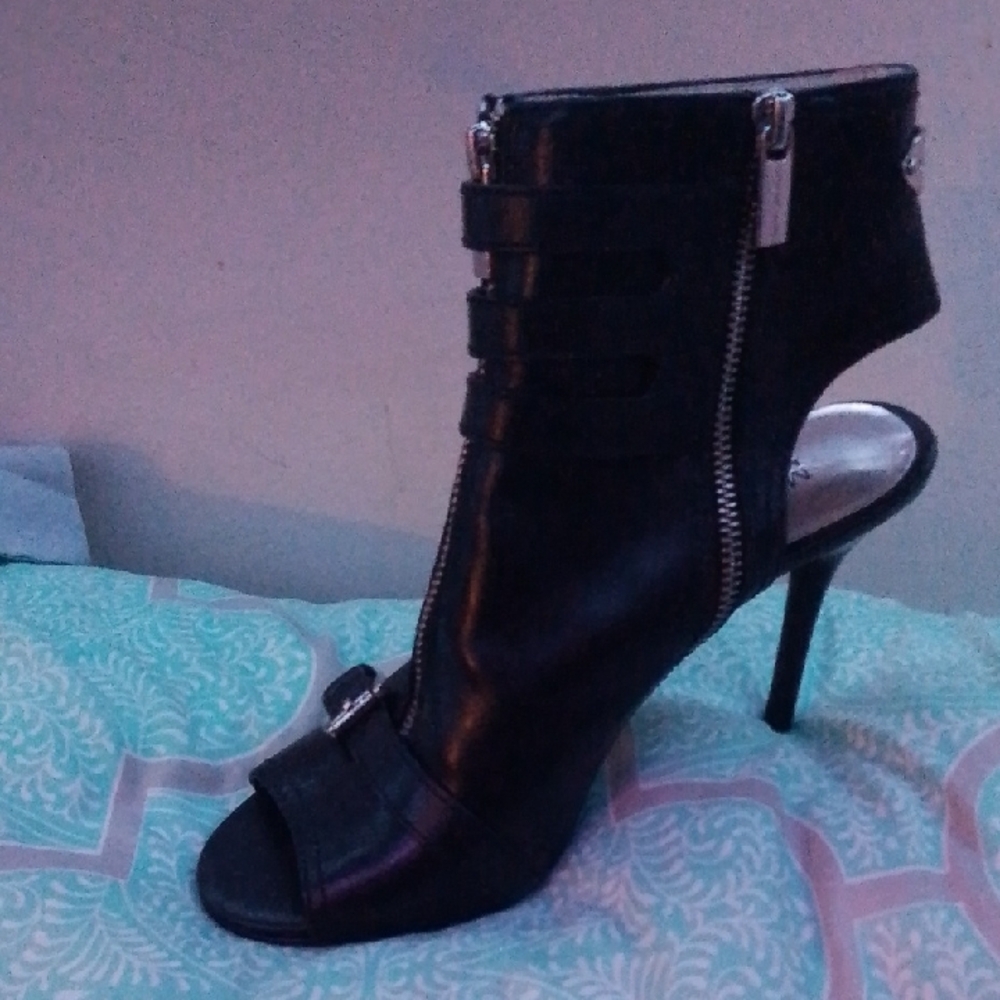 Black Micheal Kors High Heel Ankle Boots